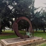 Willow Glen Bramhall Park, Michelle Elliott walking in park.